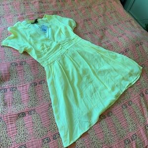 Forever 21 yellow mini dress